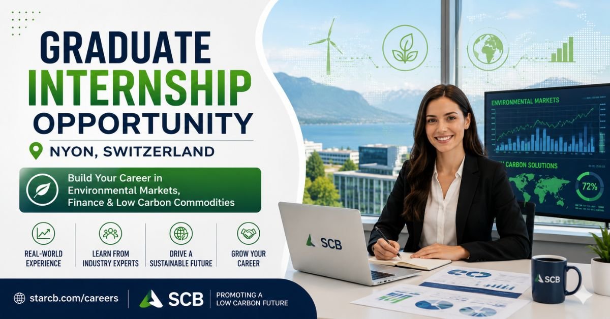 Graduate Internship Opportunity Nyon 2026 | SCB Environmental Markets Career