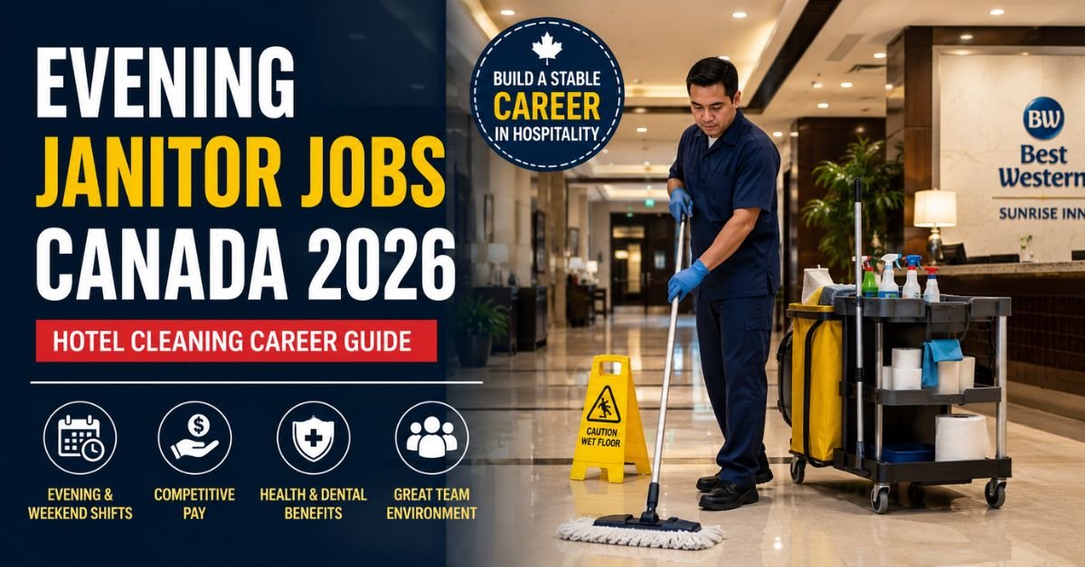 Evening Janitor Jobs Canada 2026 – Hotel Cleaning Career Guide