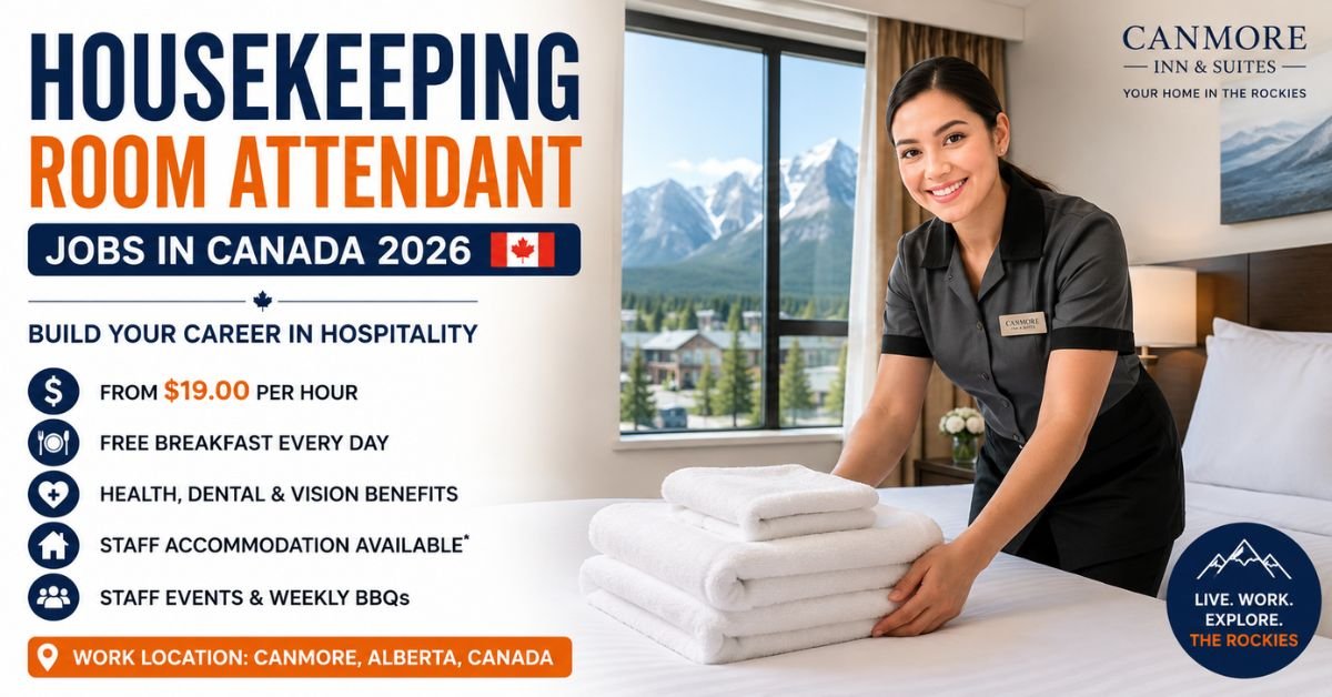 Housekeeping Room Attendant Jobs Canada 2026 – Duties & Benefits Guide