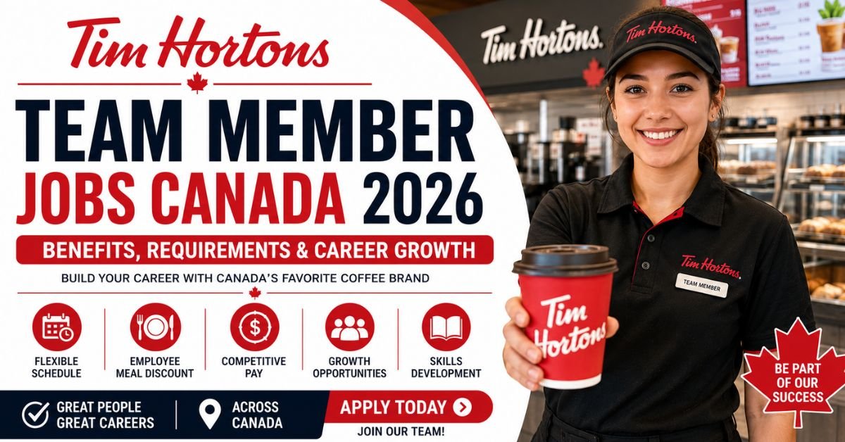 Time Horns Team Member Jobs Canada 2026 – Benefits, Requirements & Career Growth