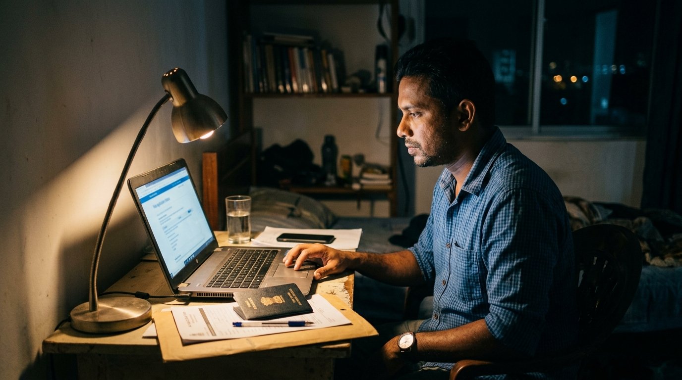 Offshore applicant checking skilled visa status after Ministerial Direction 119 took effect