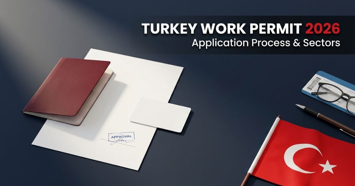 International travellers preparing to move abroad for turkey work permit jobs 2026