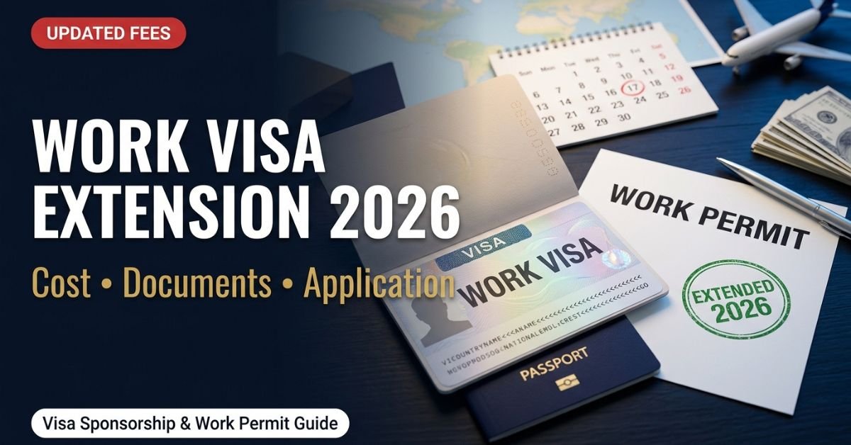 Work visa extension 2026 cost documents and application guide